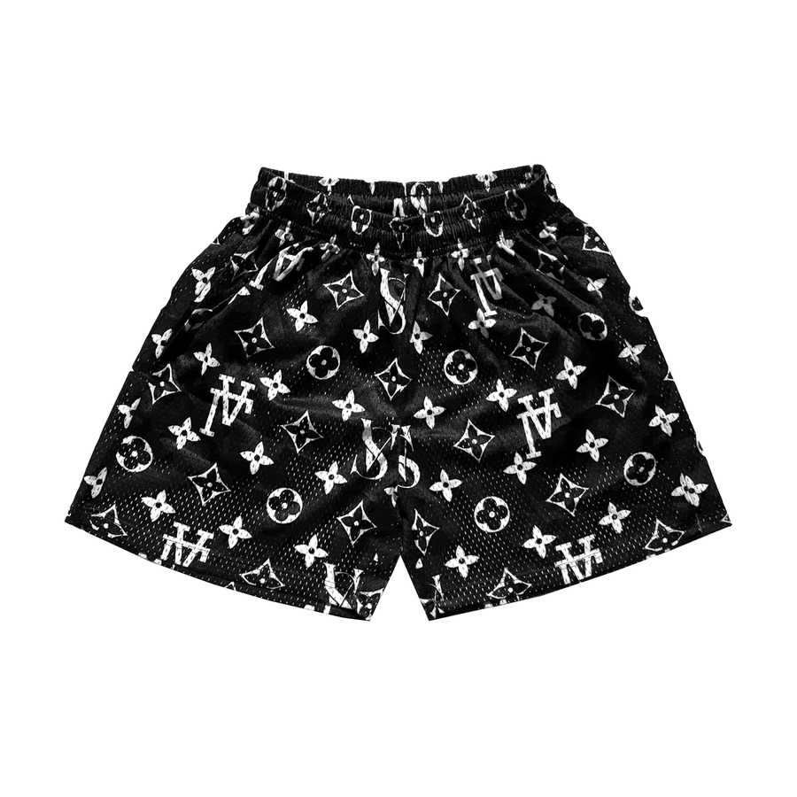 Louis Vuitton Mesh Shorts BLACK. Size 38